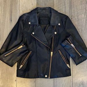 BlankNYC Leather Jacket w/ Gold Hardware Sz M